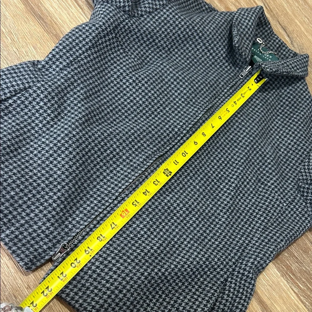 Ralph Lauren Black and White Houndstooth wool Jacket size 14 - Picture 5 of 9
